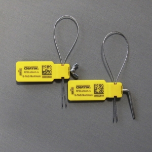 Тросовая пломба с RFID меткой S-Tag Multilock (GD) c Г-образным ключом