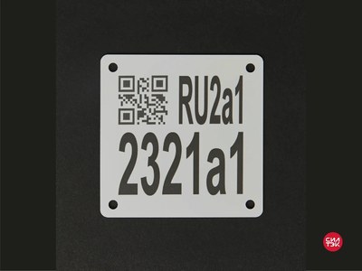 Табло для групповой маркировки животных СИЛТАБ 100 (100×100 мм)