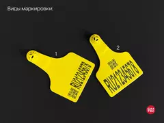 Бирка для ульев с маркировкой