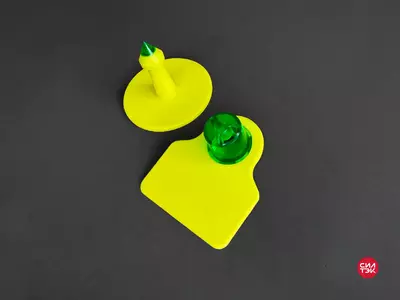 Ушная бирка Силфлекс S2 (35х32 мм)