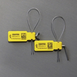 Тросовая пломба с RFID меткой S-Tag "Multilock" (GD) c Г-образным ключом